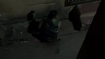padma peeing at night.MTS