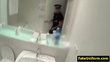 Cop licks and fucks blonde sluts pussy