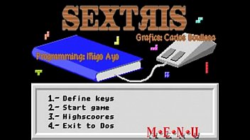 Sextris (1992).mp4 HYPERSPIN DOS MICROSOFT EXODOS NOT MINE VIDEOS