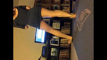 Sexy yoga teacher teasing on webcam